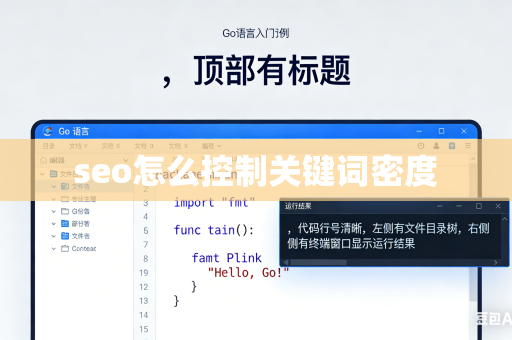 seo怎么控制关键词密度