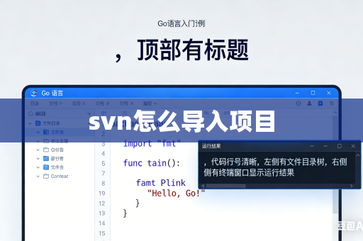 svn怎么导入项目