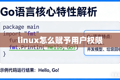 linux怎么赋予用户权限