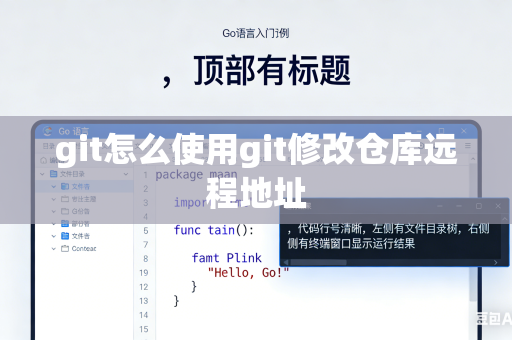 git怎么使用git修改仓库远程地址