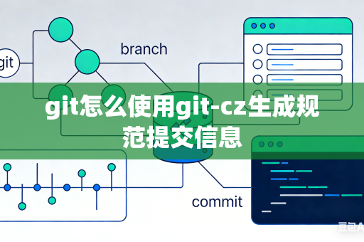 git怎么使用git-cz生成规范提交信息