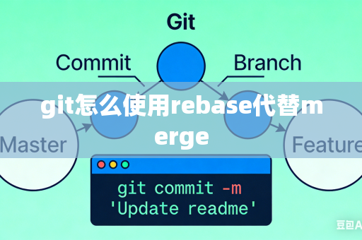 git怎么使用rebase代替merge