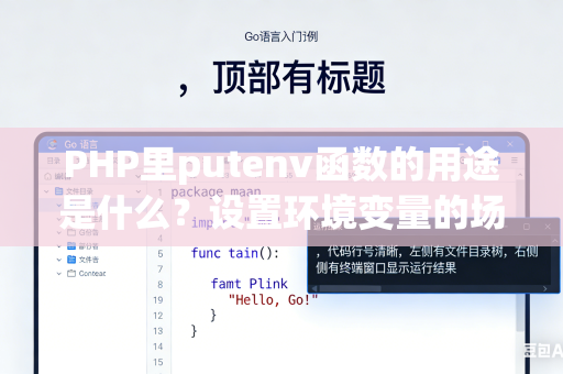 PHP里putenv函数的用途是什么？设置环境变量的场景是什么？