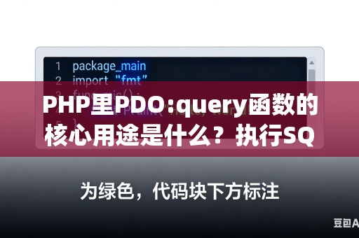 PHP里PDO:query函数的核心用途是什么？执行SQL的技巧是什么？