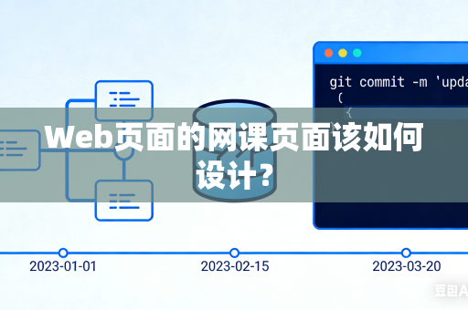 Web页面的网课页面该如何设计？